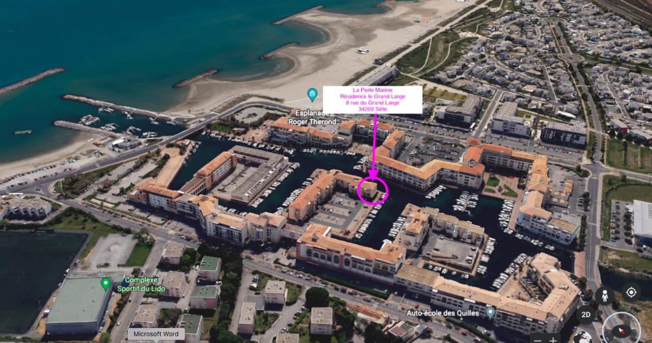 La Perle Marine, Cosy Et Renove, 200 M De La Plage, 1 Chambre, Parking Et Wifi Сет Екстер'єр фото